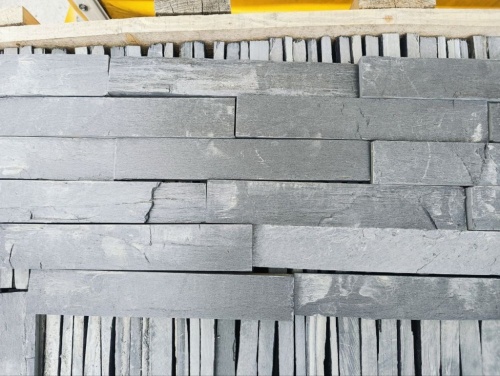 Плитка чёрная из натурального камня фасадная 30 см * 5 см, толщина 7 мм -30 мм купить в Обнинску