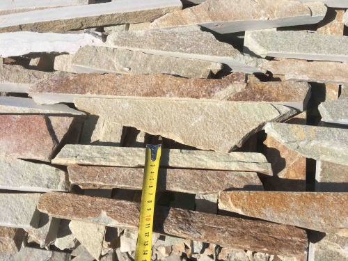 Горбушка златолит золотистый для облицовки купить в Обнинску