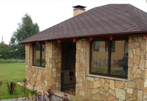 Плитняк златолит жёлтый для фасада 1,5-3 см купить в Обнинску