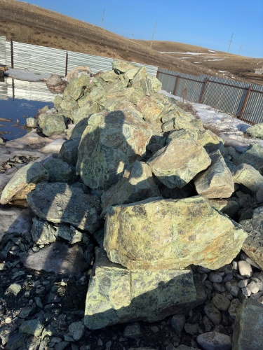 Камни для ландшафтного дизайна зелёные 10-60 килограмм купить в Обнинску