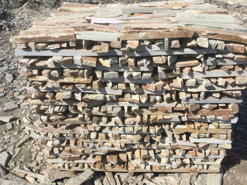 Горбушка златолит золотистый для облицовки купить в Обнинску