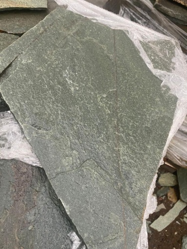 Плитняк златолит зелёный для цоколя, отмостки купить в Обнинску