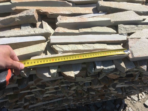 Горбушка златолит золотистый для облицовки купить в Обнинску